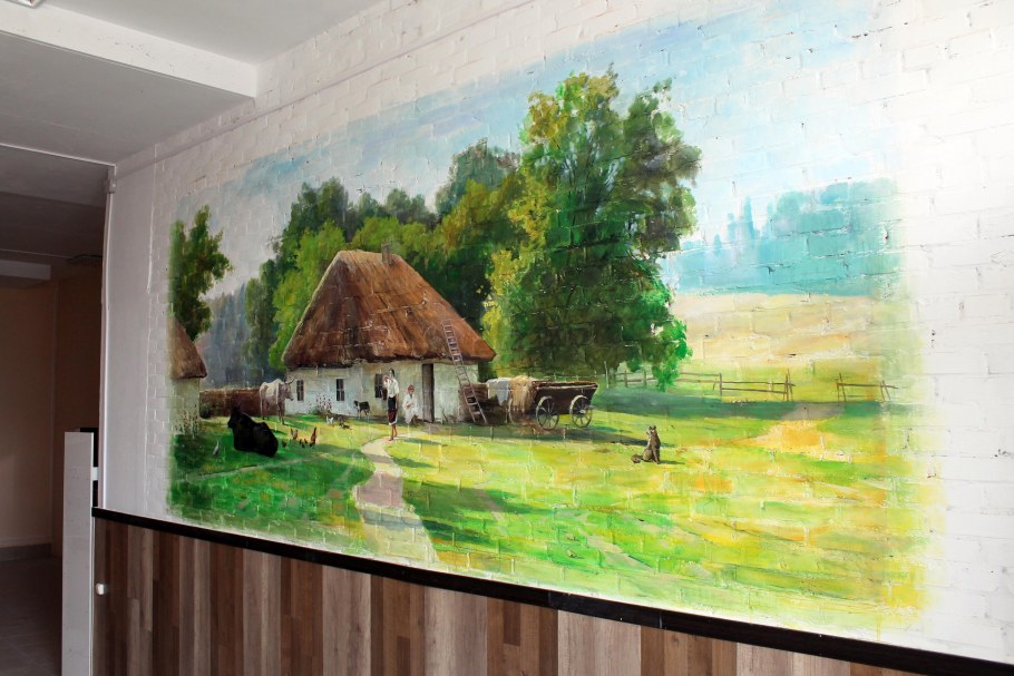 Украшение дома росписью