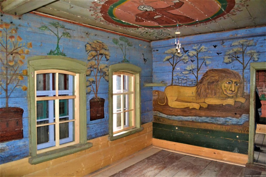 Северная домовая роспись Телегин