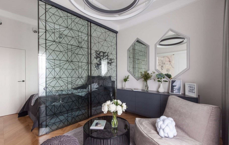 Перегородка в спальне