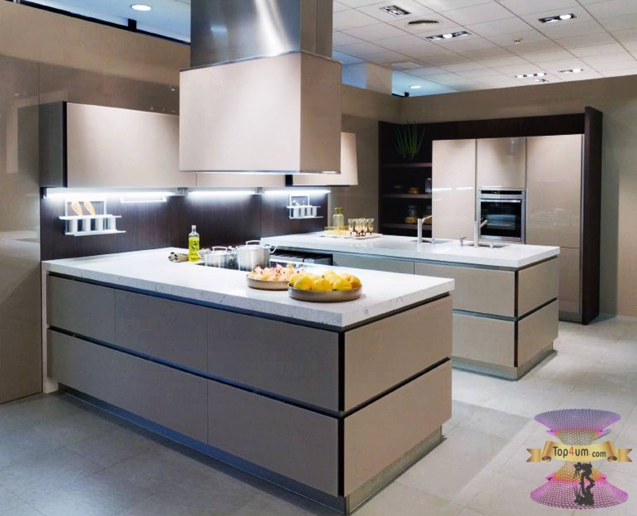 Кухня Модерн бежевая