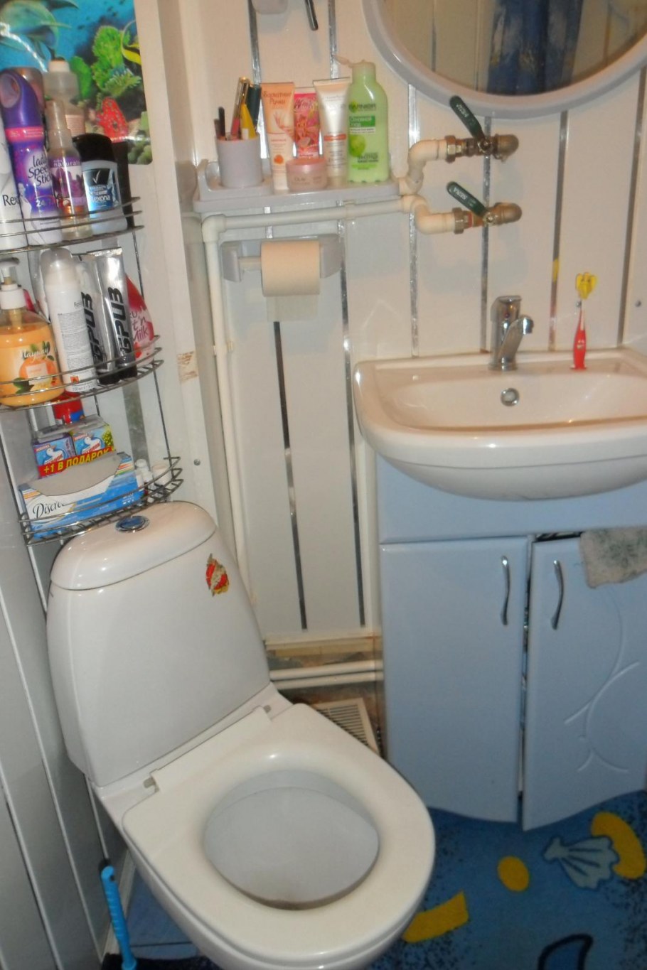 Ванная с туалетом в малосемейке