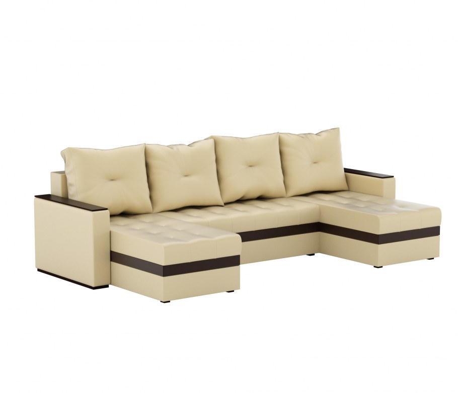 Диван Атланта угловой беж