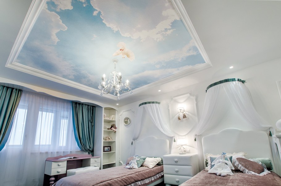 Детская спальня потолок