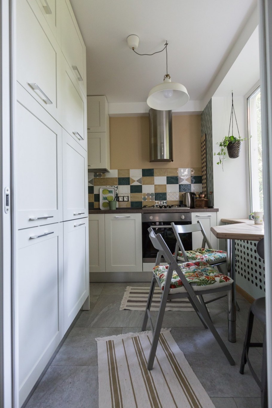 Кухня в стиле Сканди 6 кв м