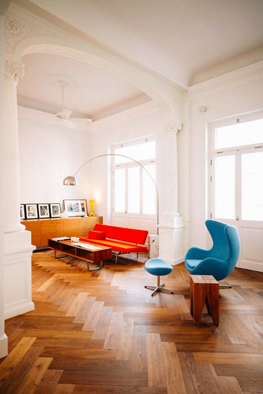 Паркет в интерьере 2020