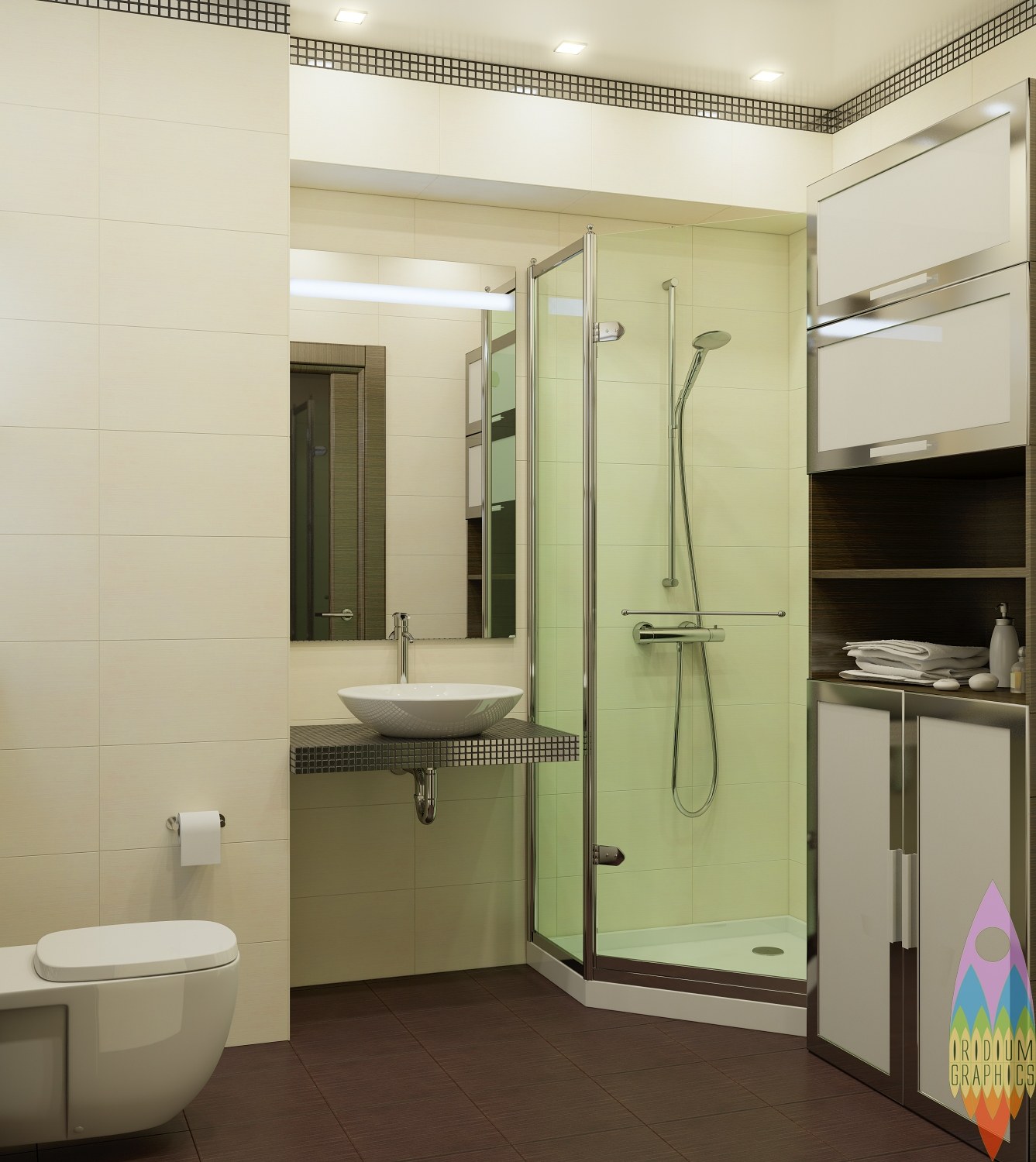 Ванные комнаты дизайн малометражных квартир (35 фото) - красивые ...