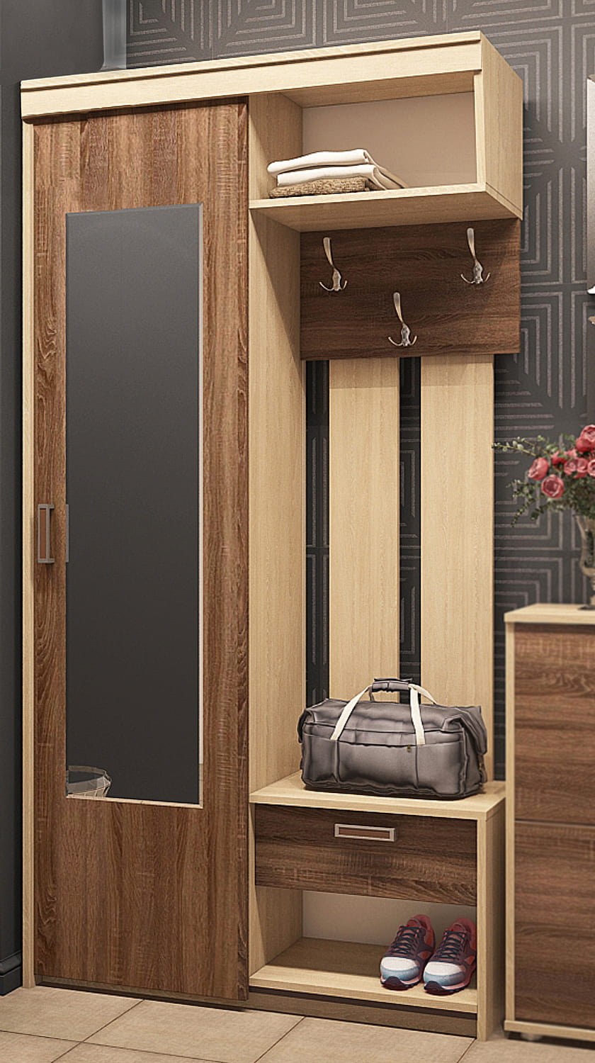 Прихожая Иннэс-3 венге дуб белфорт