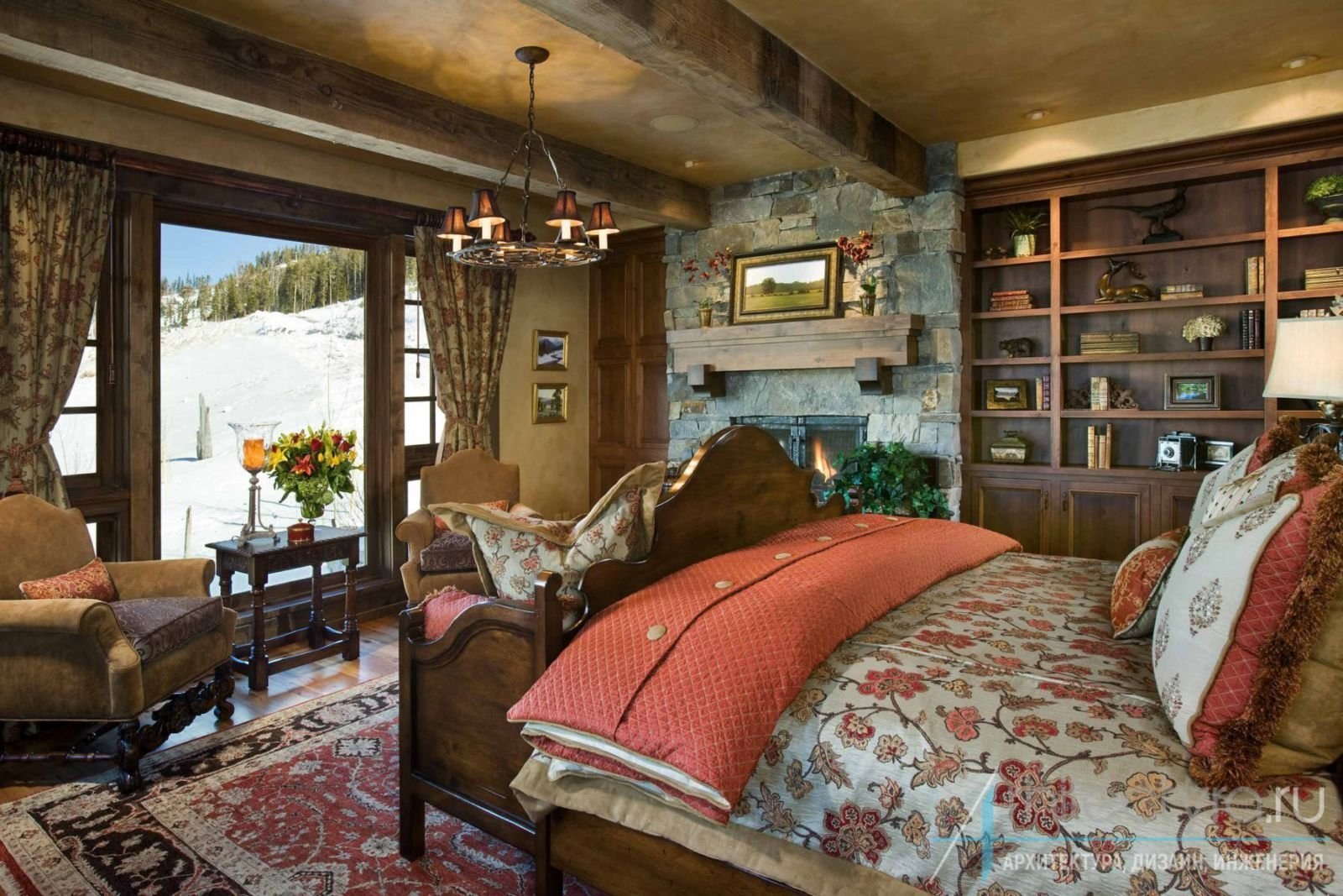 Уют по английски 7. Стиль Тимбер спальня. Спальня в деревенском стиле. Уютные интерьеры в деревенском стиле. Спальня в стиле Кантри.