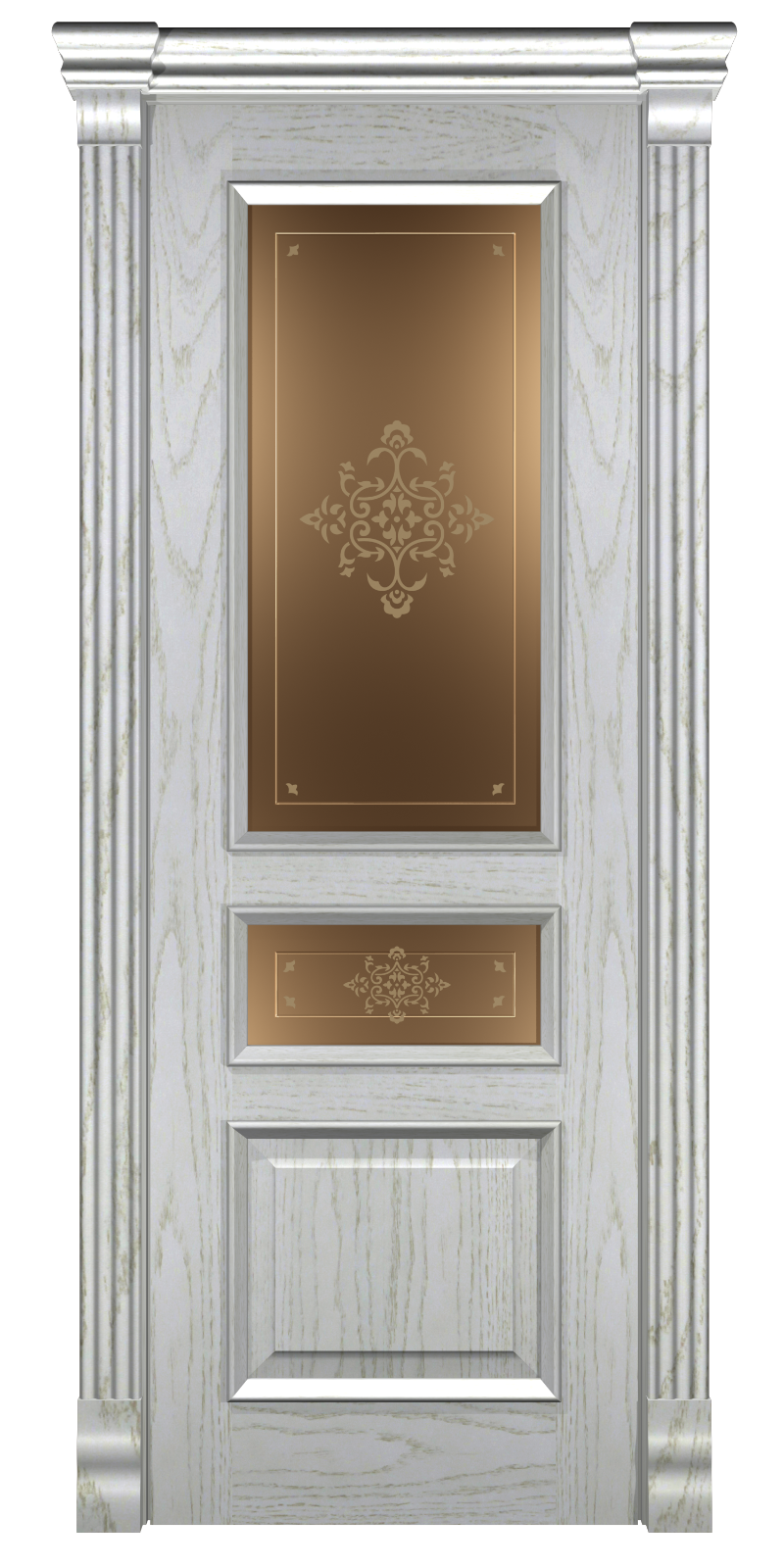 Дверь фараон 2 темный мореный дуб