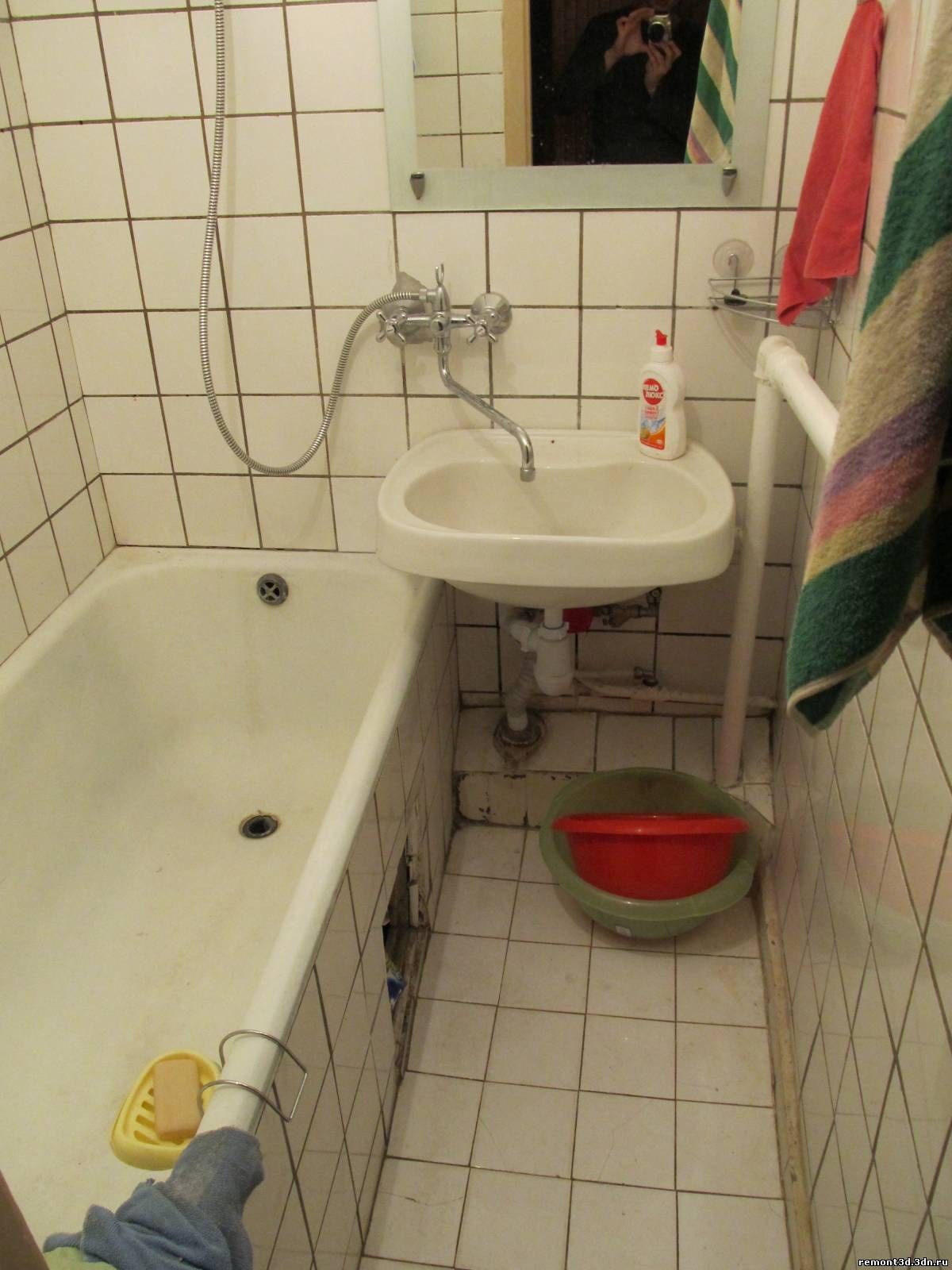 Ванная комната хрущевка без ремонта