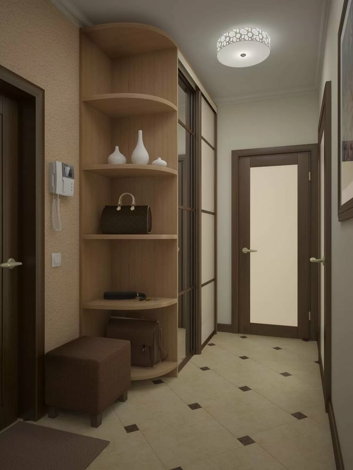 Дизайн небольшого коридора в квартире реальные (37 фото)