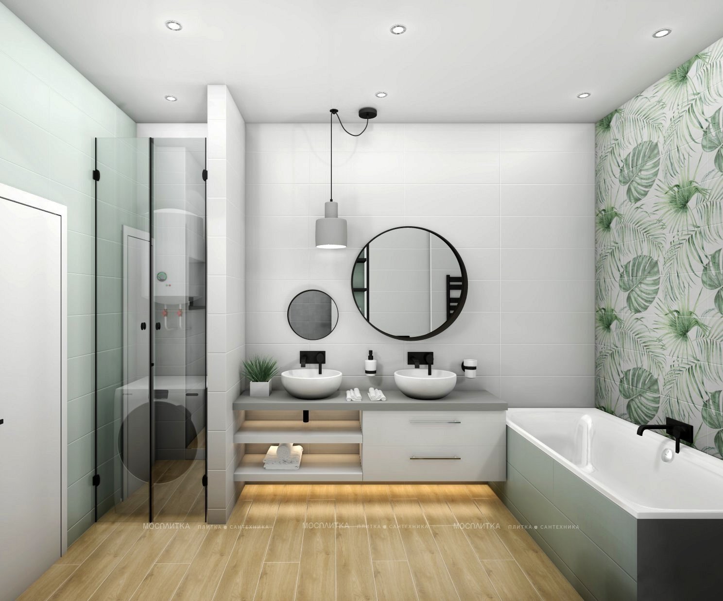 Ремонт дизайн ванны совмещенной с туалетом