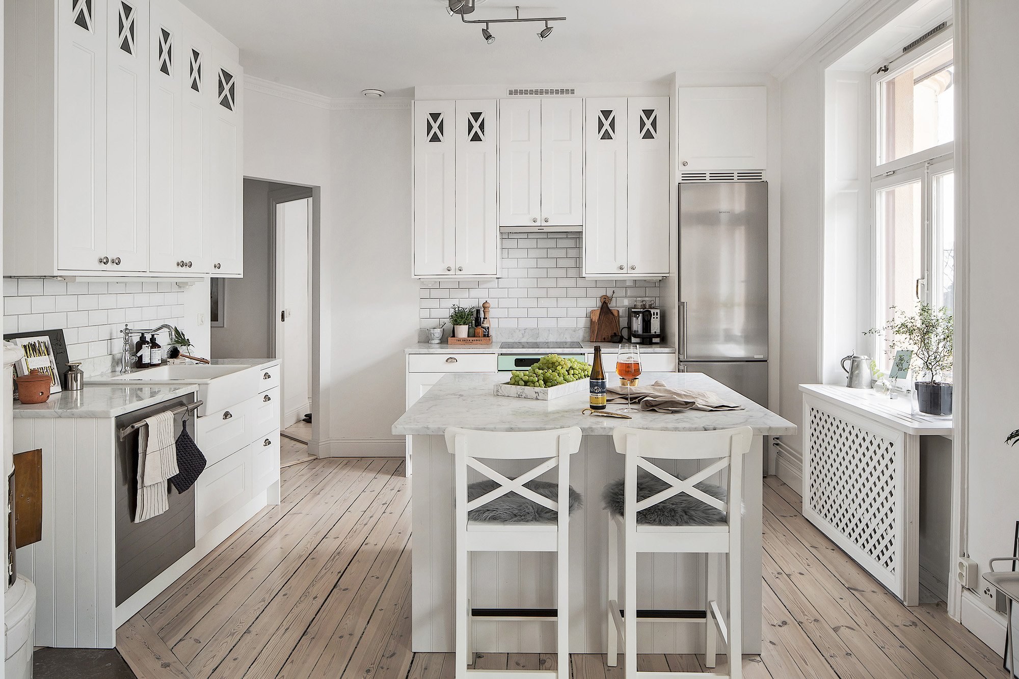 Скандинавский стиль кухни с электрической плитой (45 фото) - красивые ...