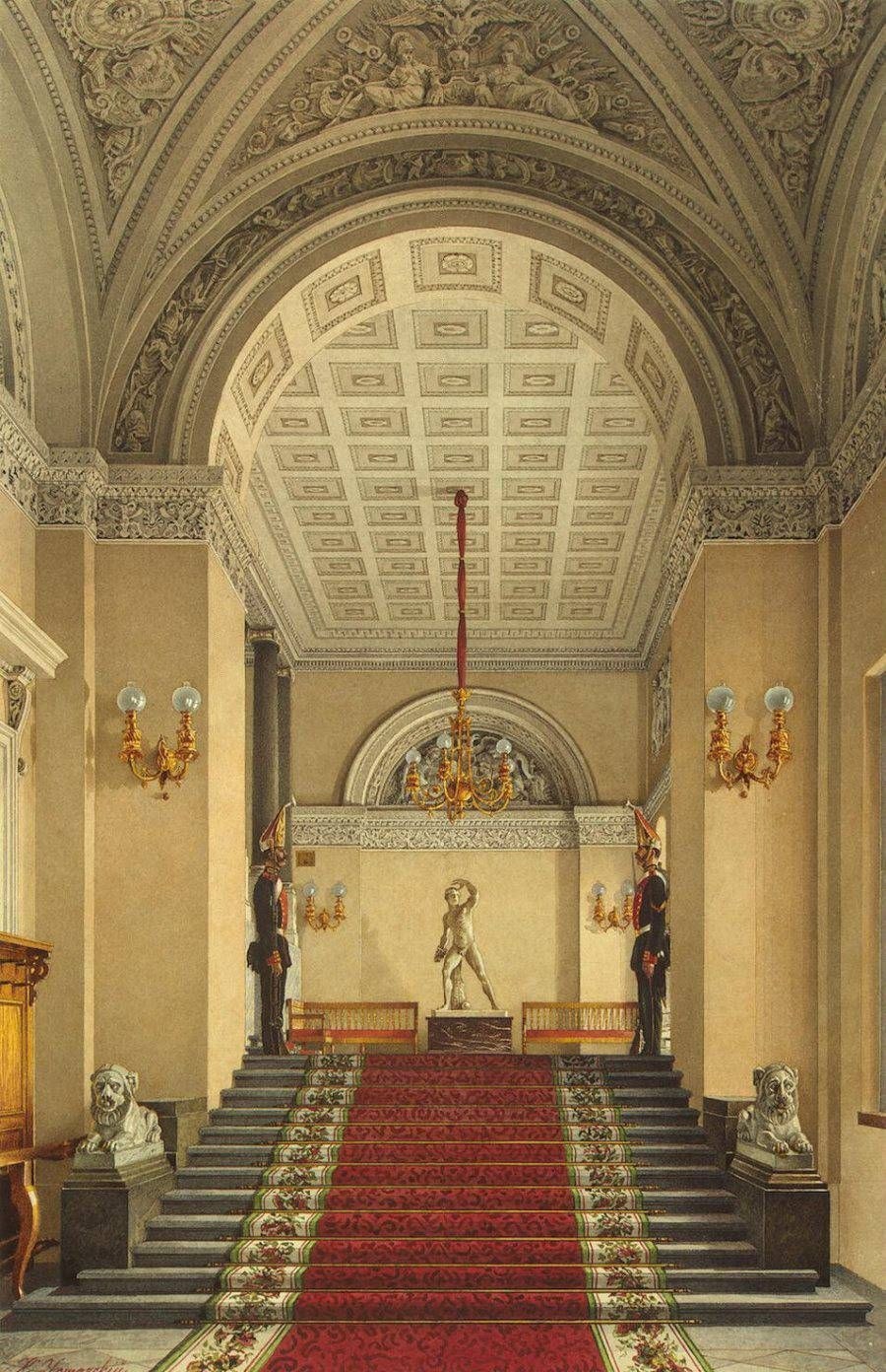 Подъезды зимнего дворца