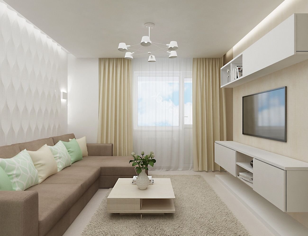 Белая мебель для гостиной в году ( фото): современные белые стенки