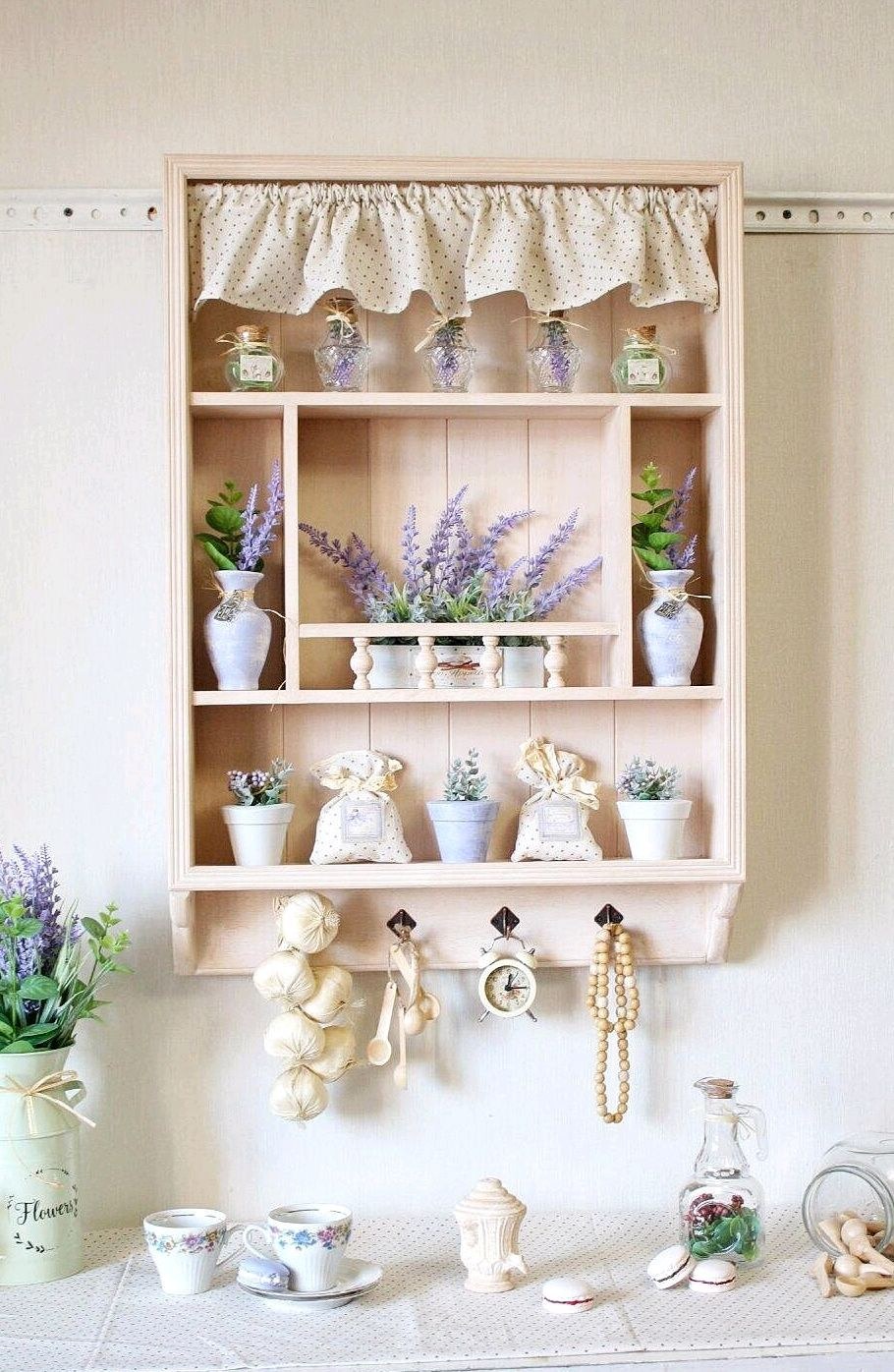 Полочки для специй на кухню деревянные