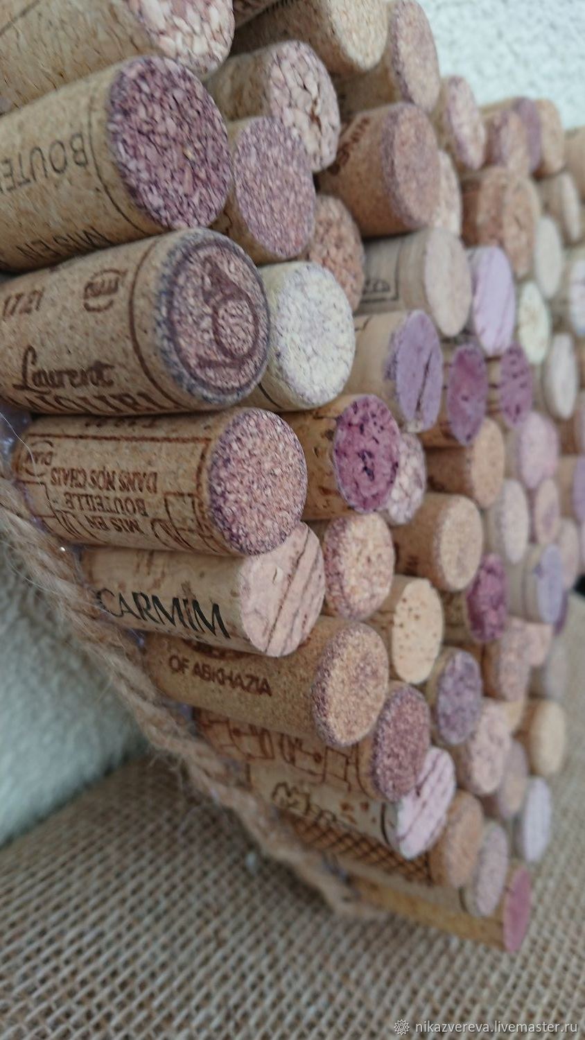 Декор из пробок