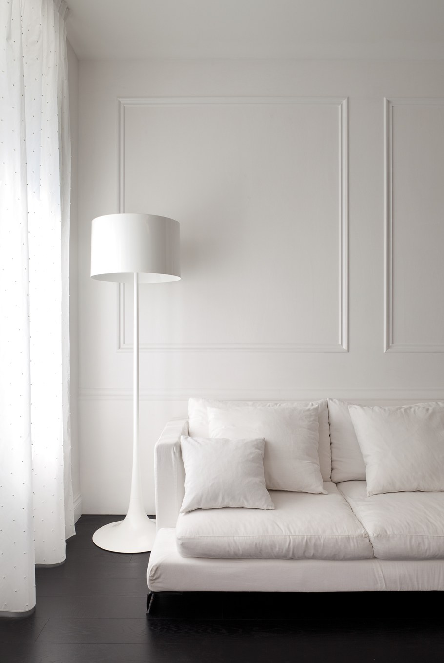 Белый цвет в интерьере
