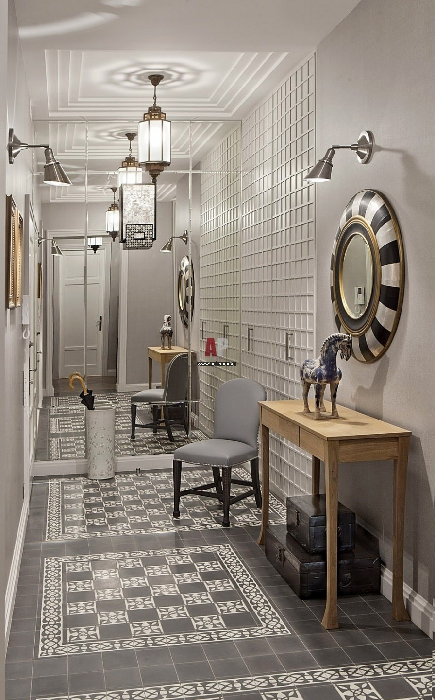 Метлахская плитка в стиле арт деко