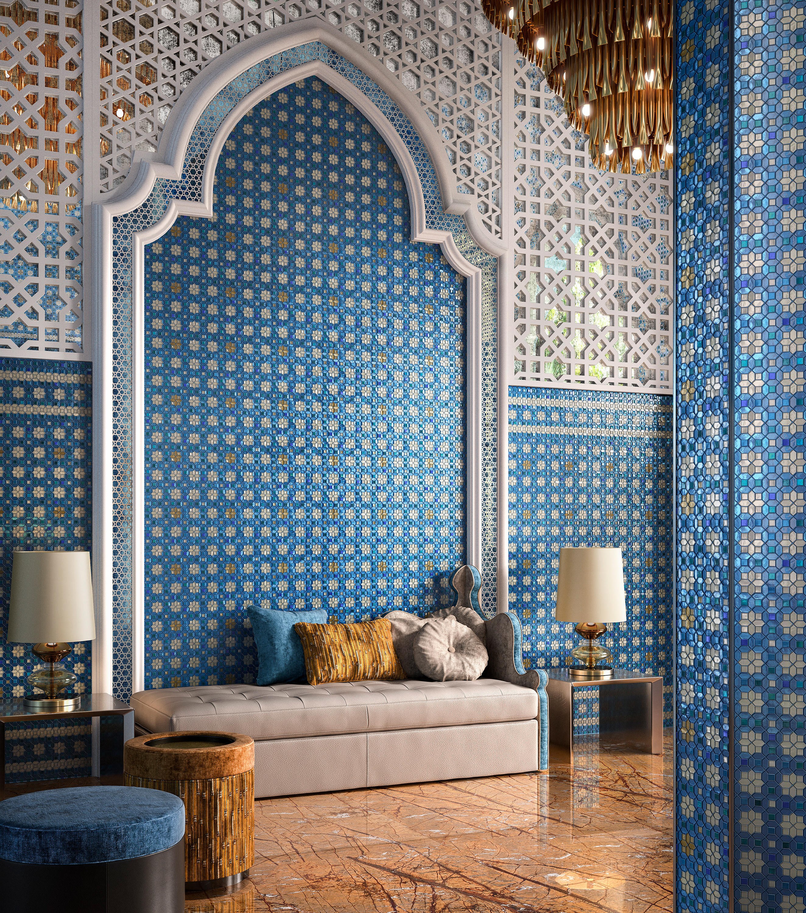 марокканский орнамент в интерьере
