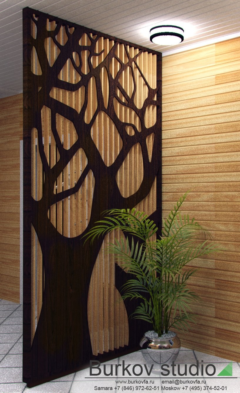 Деревянные перегородки