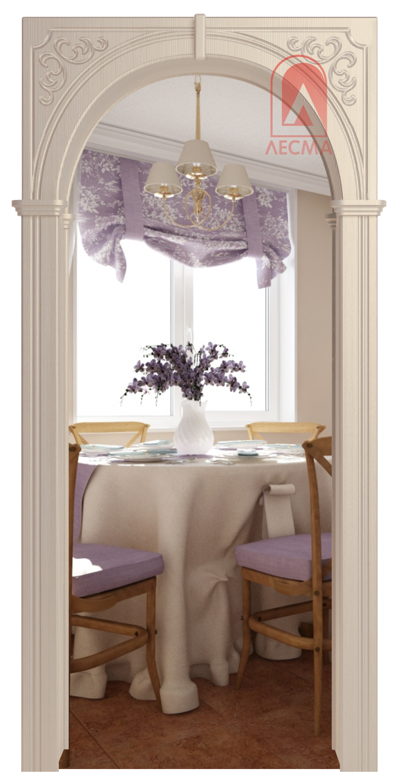 Арка в дверной проем 1.41 на 2.1 на на 0.34