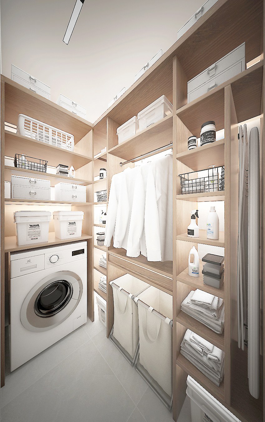 Сушилка в прачечной