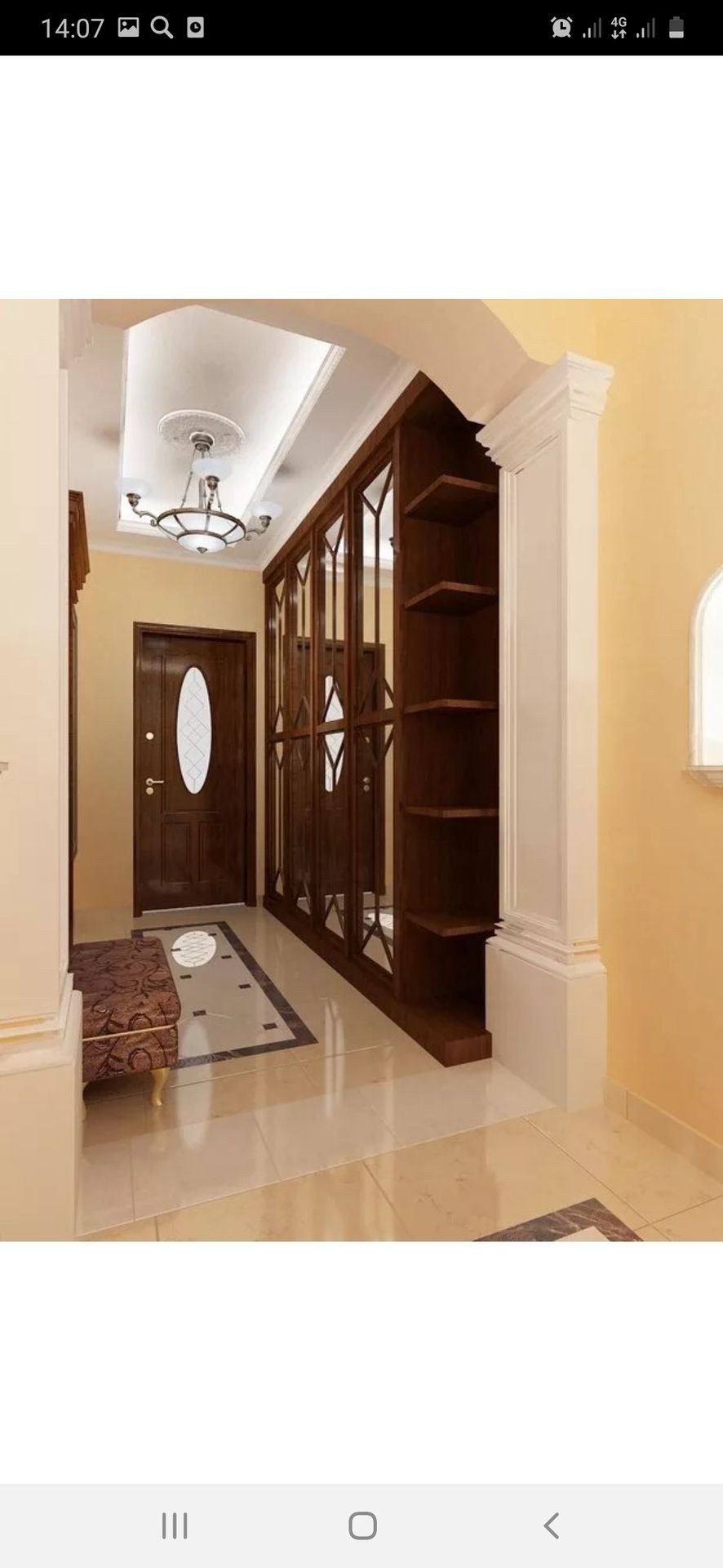 Дизайнерский проект прихожей