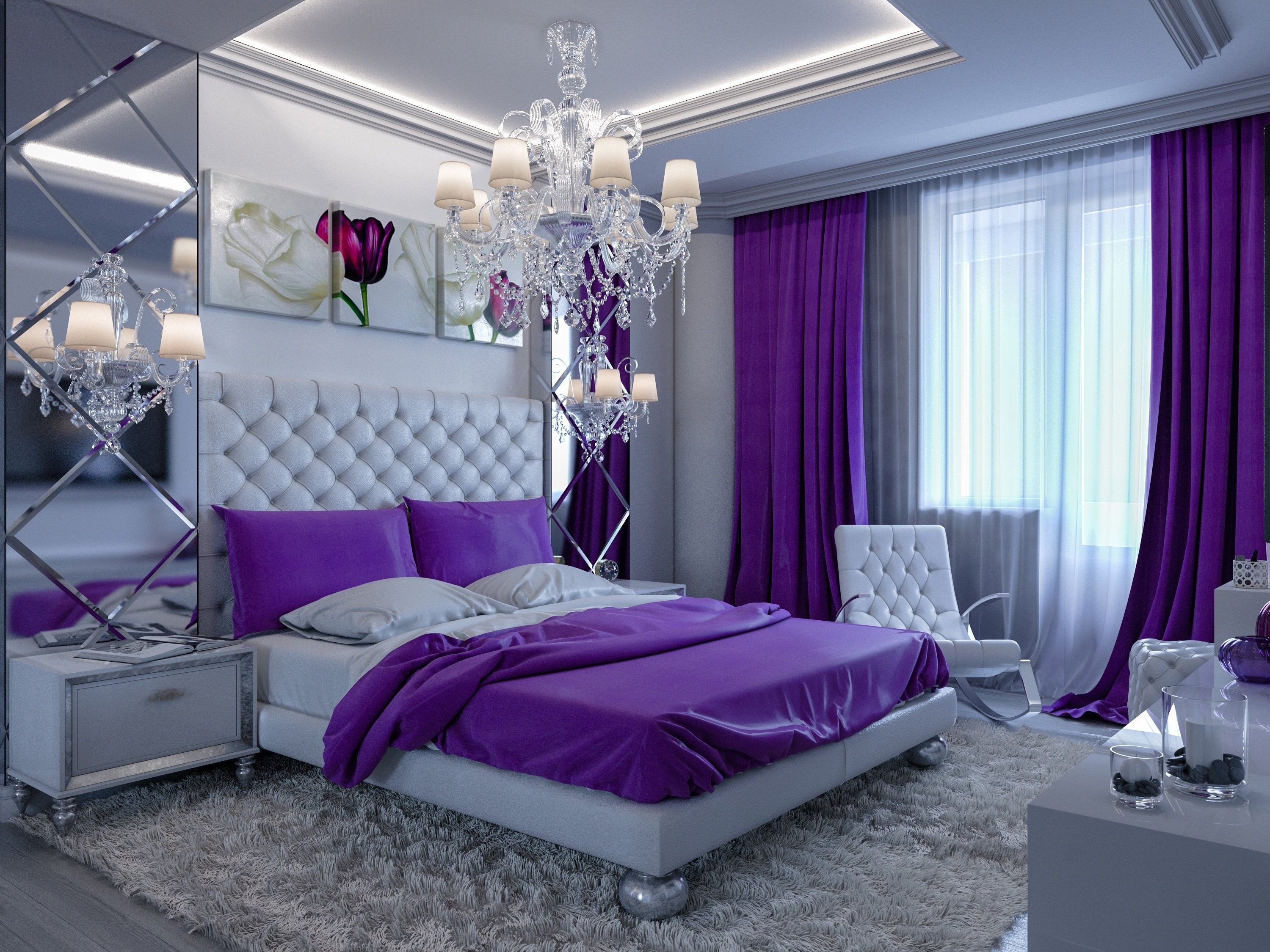 Комната в серо фиолетовых тонах (40 фото) - красивые картинки и HD фото