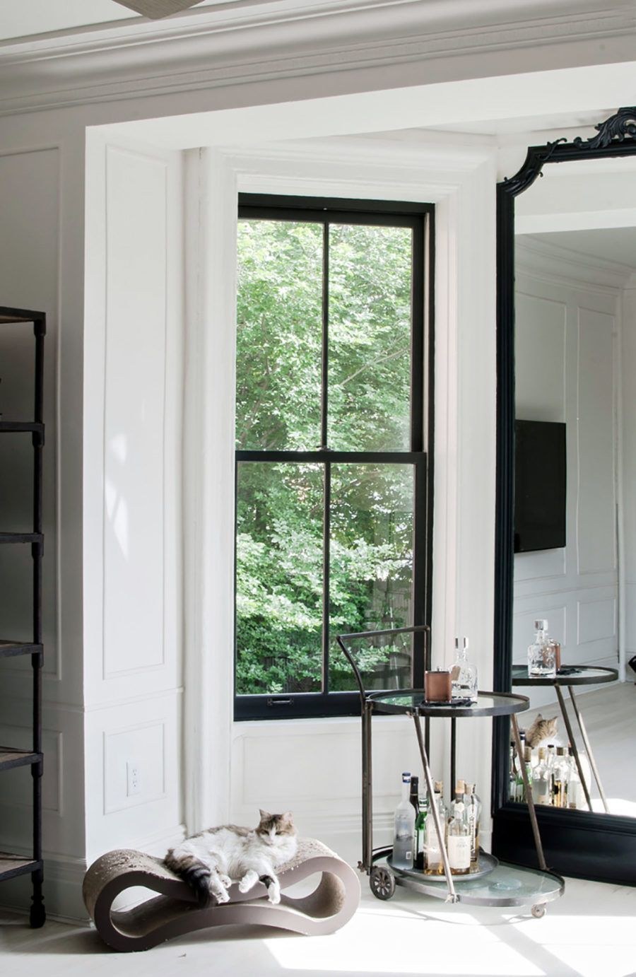 Скандинавский стиль панорамные окна