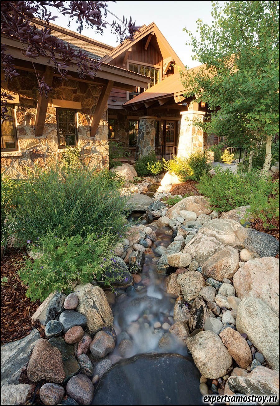 Сад Шале ландшафт