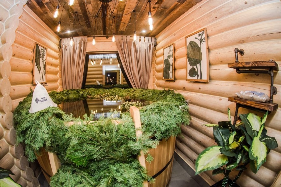 Банный комплекс в лесу