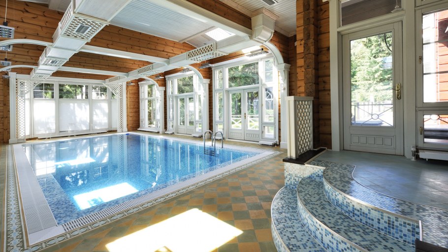 Банный комплекс с крытым бассейном