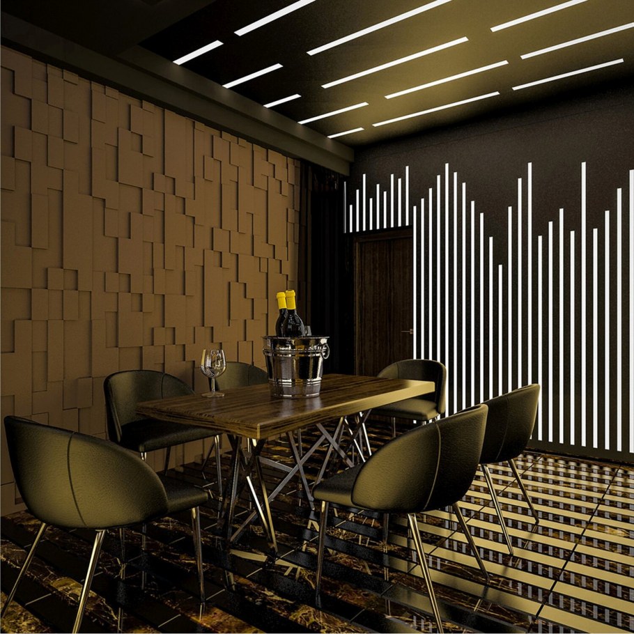 3d-панель гипсовая deco line Modern лего 200х400х30 мм