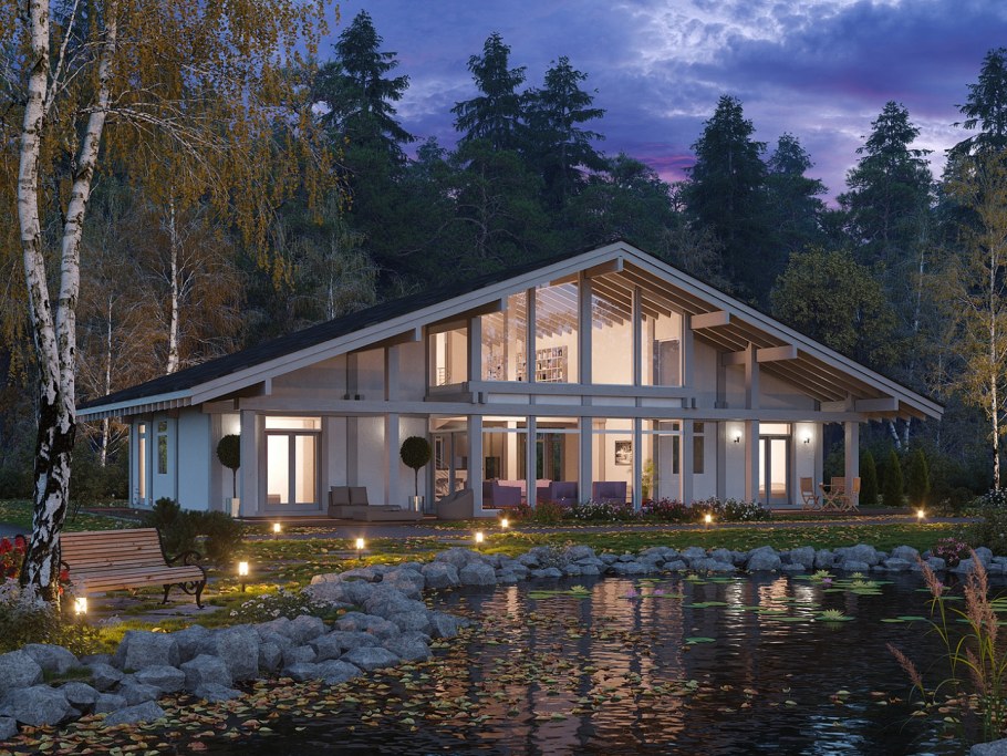 Проекты домов фахверк