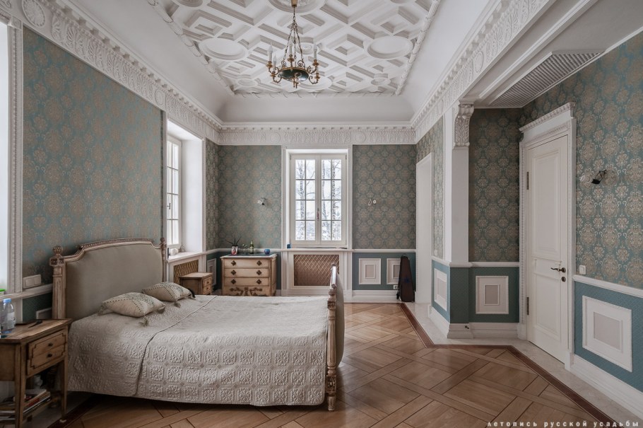 Визуализация интерьера холла Неоклассика