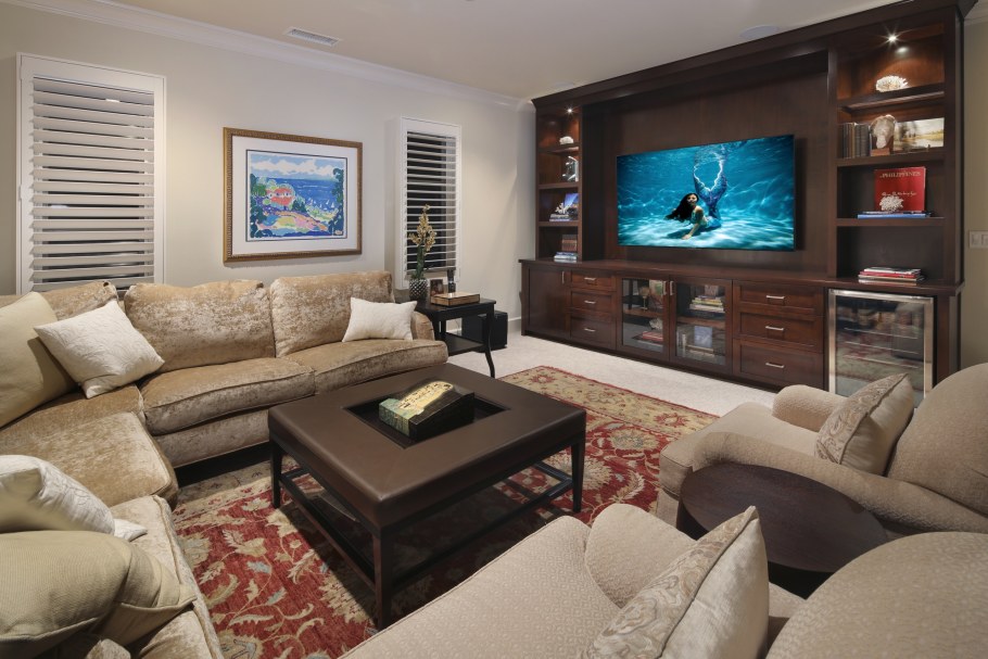 Дизайн ТВ зоны в гостиной