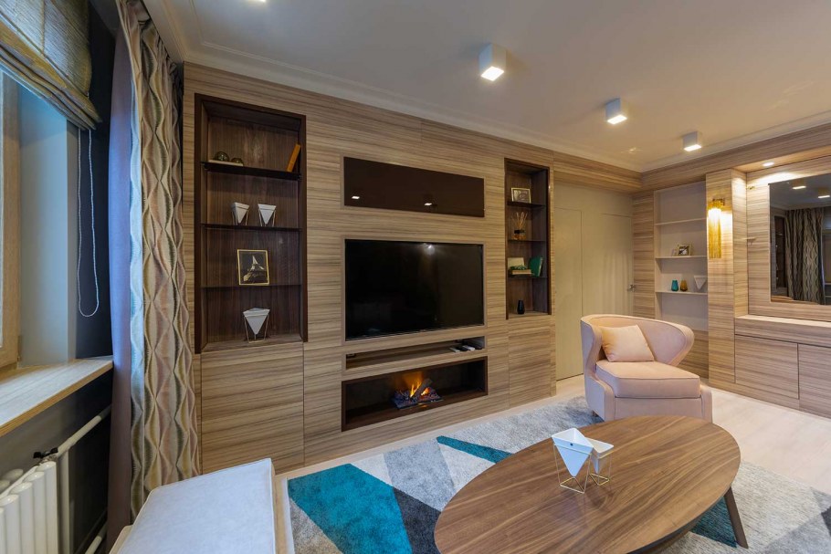 Квартирный вопрос камин в гостиной