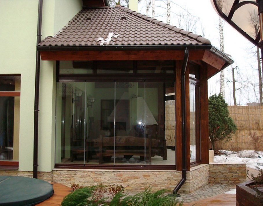 Стеклянное крыльцо