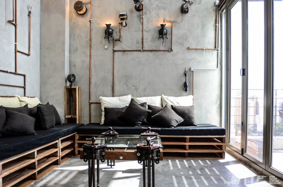 Стиль Loft and Steampunk в интерьере