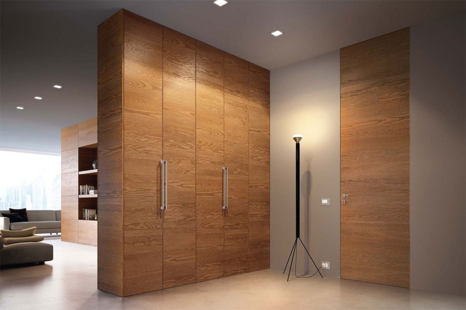 Двери Инвизибл шпон