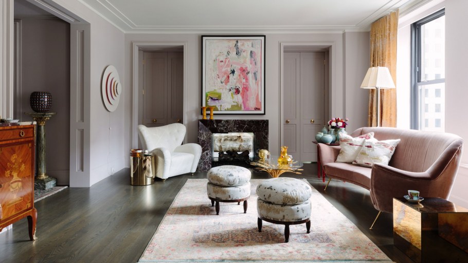 Кухня-гостиная в стиле арт деко