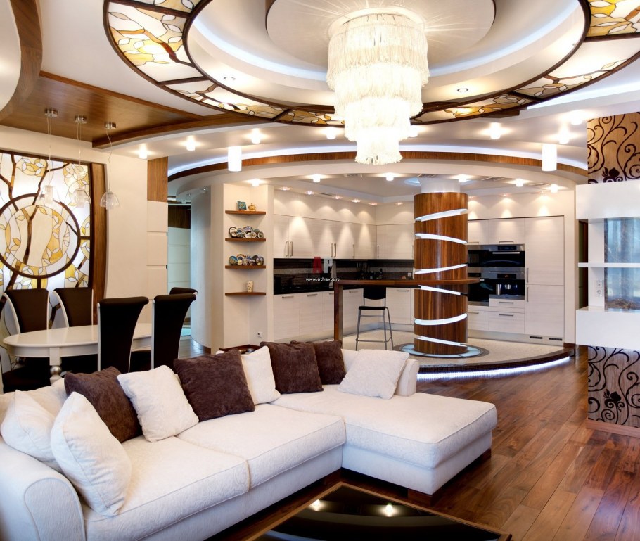 Интерьер арт деко фиолетовый