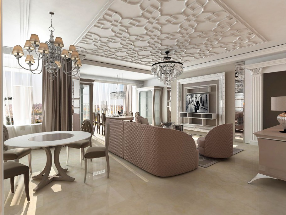 Молдинги в стиле ар деко