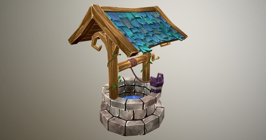 Арт объект колодец