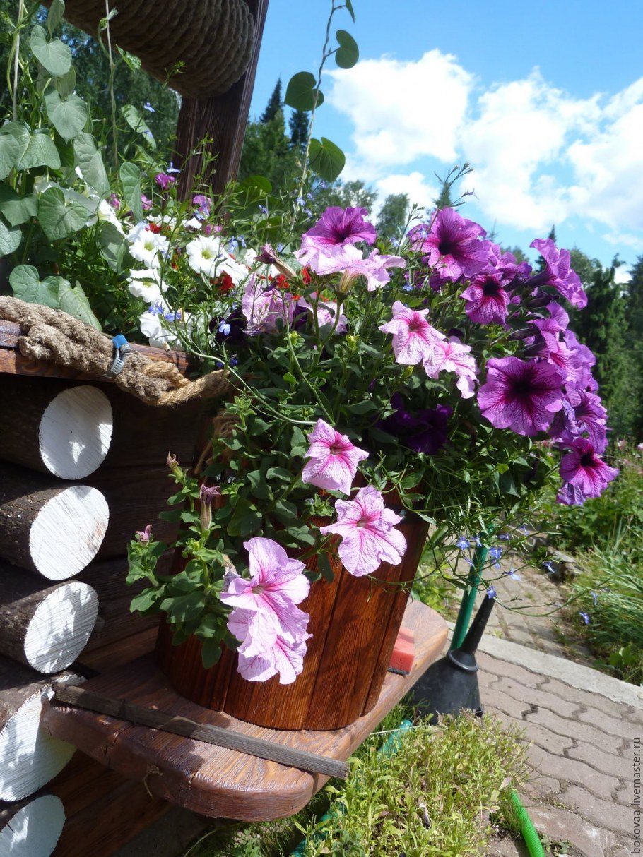 Цветочница колодец арт. Кэ886