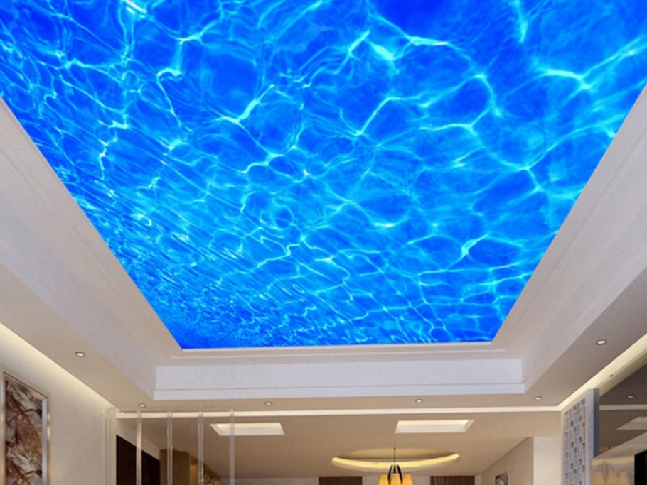 3д потолок с подсветкой