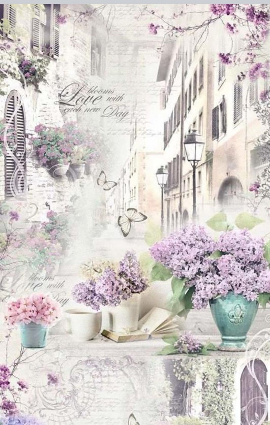 Фотообои в прованском стиле