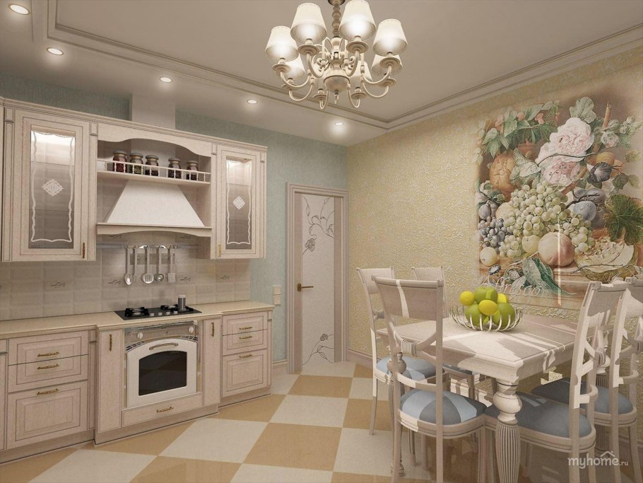 Прованс в интерьере кухни