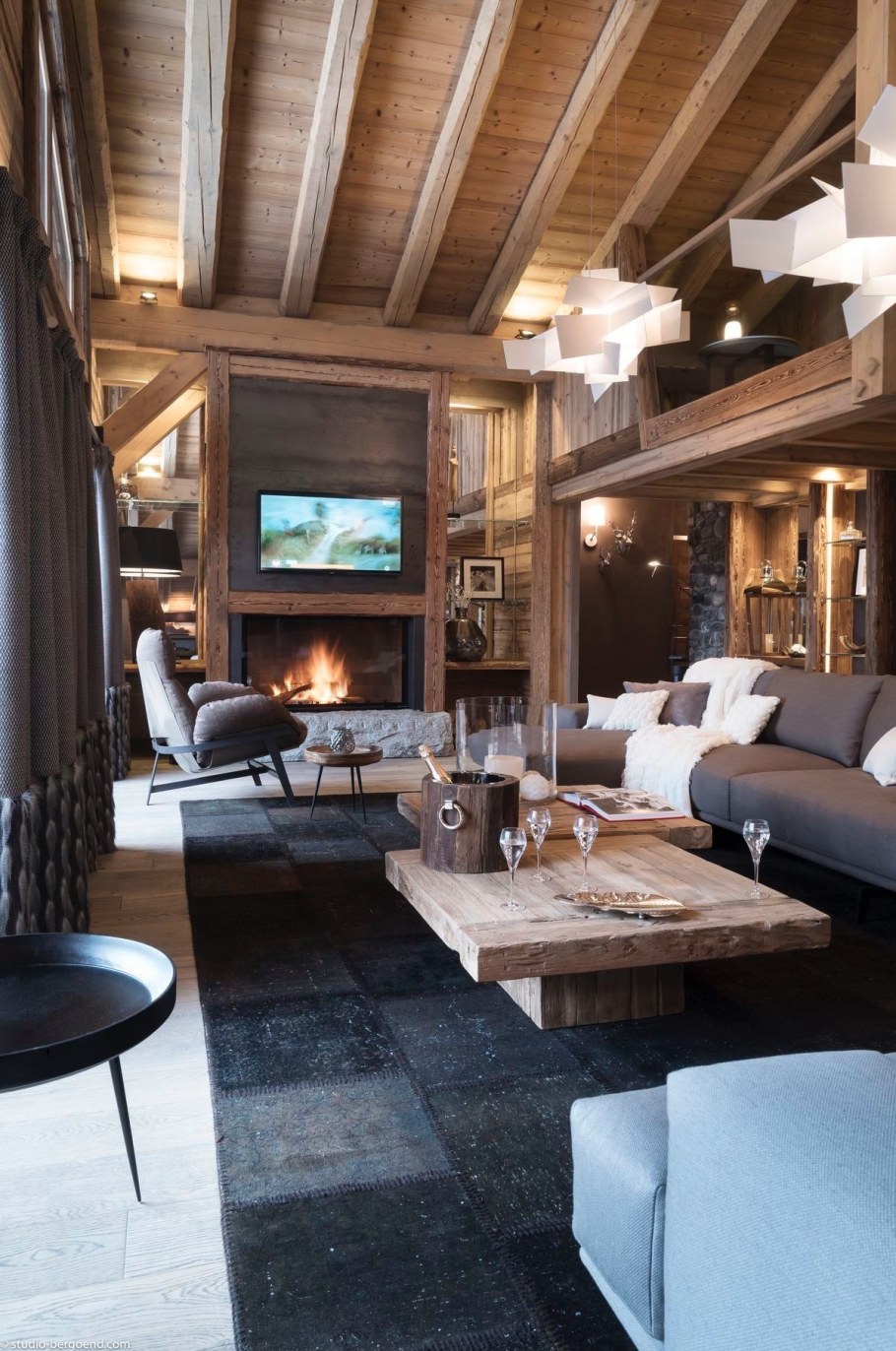 Интерьер Шале фармхаус